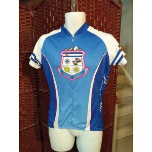 Women's Pearl Izumi Cycling Jersey Ride Colorful Colorado Large 1/2 Zip